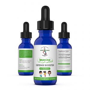 Immune Defense Booster for Tiny Humans formulated by Natural Max Health.