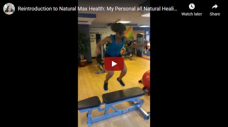 Reintroduction to Natural Max Health All Natural Healing Testimonial video cover by Natural Max Health Sakinah Bellamy.