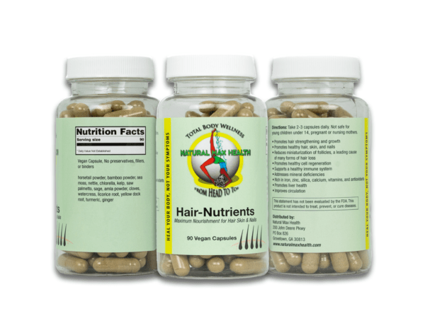 Hair Nutrients by Natural Max Health Stop baldness and restore damaged hair