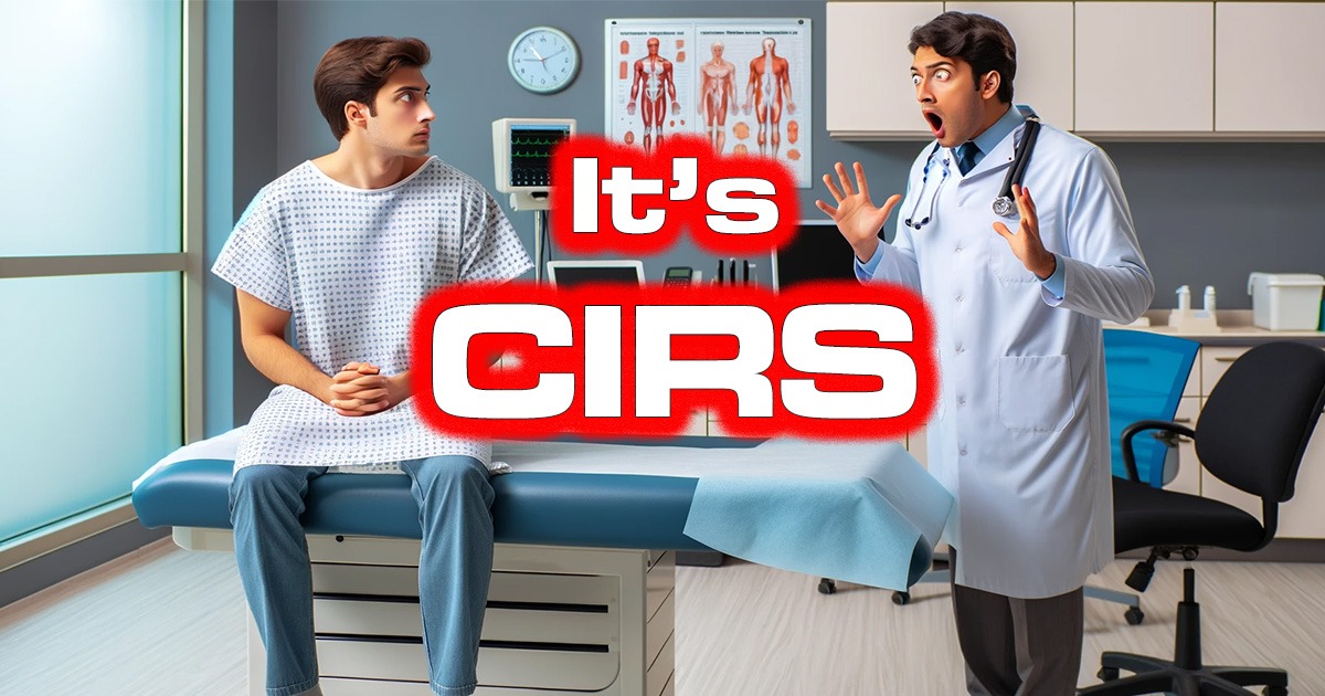 Understanding CIRS: Clarity for Your Symptoms image of a patient at doctor's office.